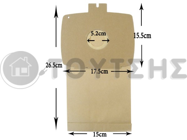 ΣΑΚΟΥΛΑ ΣΚΟΥΠΑΣ ELECTROLUX E6 SET 5 ΤΕΜ + 2 ΦΙΛΤΡΑ image