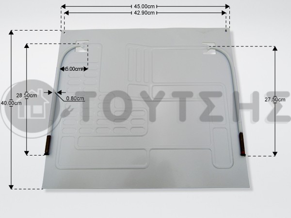 ΠΑΓΟΛΕΚΑΝH ΨΥΓΕΙΟY 45X40MM 2 ΣΩΛΗΝΑΚΙΑ image