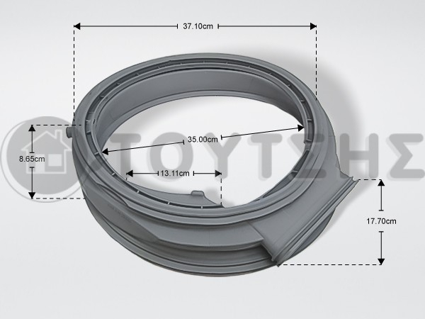 ΛΑΣΤΙΧΟ ΠΟΡΤΑΣ ΠΛΥΝΤΗΡΙΟΥ ΡΟΥΧΩΝ CANDY 70006598 image