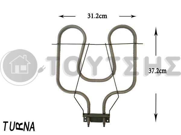 ΑΝΤΙΣΤΑΣΗ ΚΟΥΖΙΝΑΣ ΚΑΤΩ ΜΕΡΟΣ GORENJE 1100W 616021 image