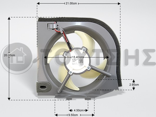 ΑΝΕΜΙΣΤΗΡΑΣ ΚΑΤΑΨΥΞΗΣ SAMSUNG DA97-17321G image