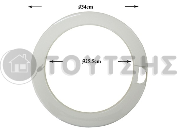 ΠΛΑΙΣΙΟ ΠΟΡΤΑΣ ΠΛΥΝΤΗΡΙΟY ΕΞΩΤΕΡΙΚΟ SIEMENS 00118957 image