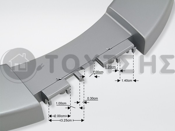 ΠΛΑΙΣΙΟ ΠΟΡΤΑΣ ΠΛΥΝΤΗΡΙΟΥ ΕΞΩΤΕΡΙΚΟ ELECTROLUX ZANUSSI 1108252105 image