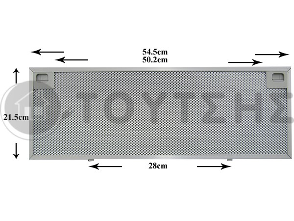 ΦΙΛΤΡΟ ΑΠΟΡΡΟΦΗΤΗΡΑ ΜΕΤΑΛΛΙΚΟ TEKA CNL-2002 ΜΕΓΑΛΟ image