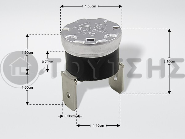 ΘΕΡΜΟΣΤΑΤΗΣ ΑΣΦΑΛΕΙΑΣ 40C NC image