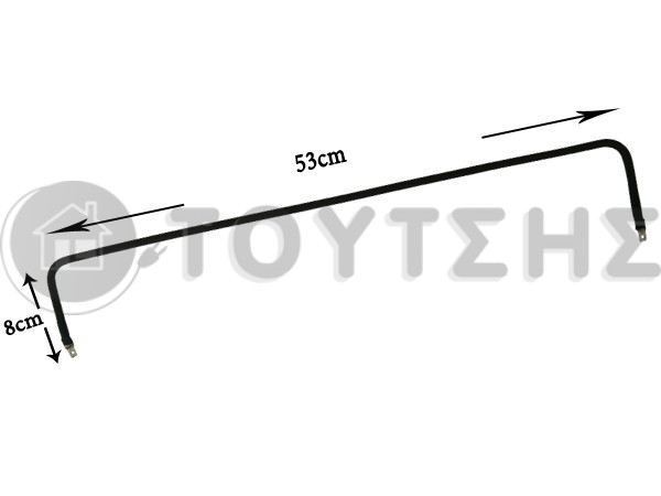 ΑΝΤΙΣΤΑΣΗ ΨΥΓΕΙΟY ΣΩΛΗΝΩΤΗ 53Χ8CM 400W 110V image