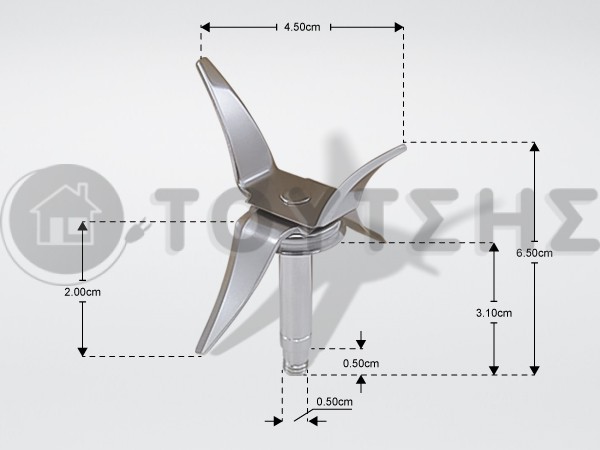 ΜΑΧΑΙΡΙ ΜΠΛΕΝΤΕΡ MOULINEX SS-989941 image