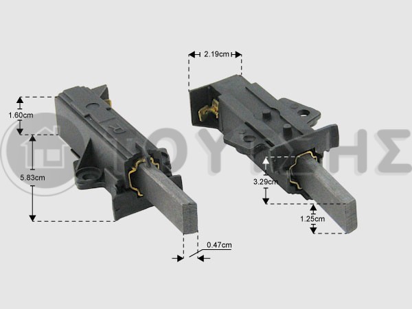 ΚΑΡΒΟΥΝΑΚΙΑ ΠΛΥΝΤΗΡΙΟY ΡΟΥΧΩΝ  ELECTROLUX ZANUSSI BRANDT ARISTON BALAY SANGIORGIO 50226588007, 12,5X 5X37MM image