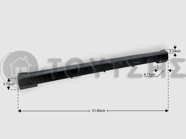 ΓΝΗΣΙΟ ΣΤΗΡΙΓΜΑ ΑΝΩ ΚΡΥΣΤΑΛΛΟΥ ΚΟΥΖΙΝΑΣ ELECTROLUX AEG 3870683202 image