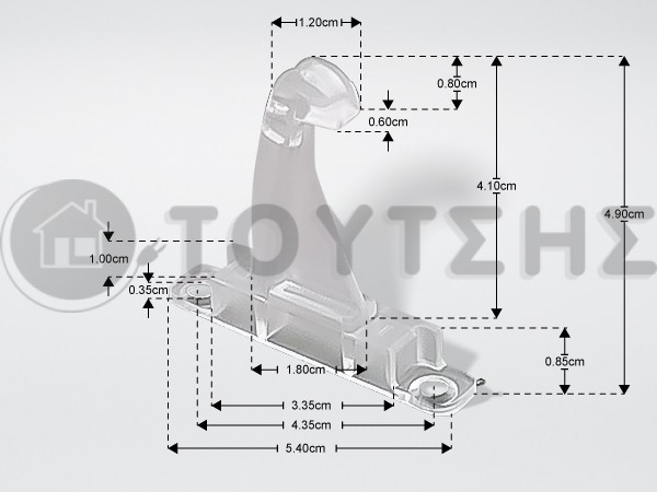 ΓΑΝΤΖΟΣ ΠΟΡΤΑΣ ΣΤΕΓΝΩΤΗΡΙΟΥ BOSCH SIEMENS PITSOS 154074 image