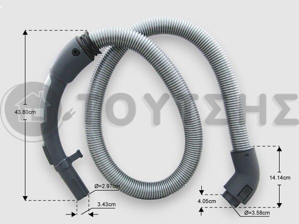 ΓΝΗΣΙΟΣ ΣΩΛΗΝΑΣ ΣΠΙΡΑΛ ΣΚΟΥΠΑΣ HIOOVER D142 35601387 image