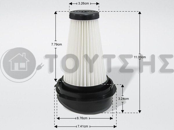 ΓΝΗΣΙΟ ΦΙΛΤΡΟ HEPA ΚΑΔΟΥ ΣΚΟΥΠΑΣ ROWENTA TEFAL ZR005202 image
