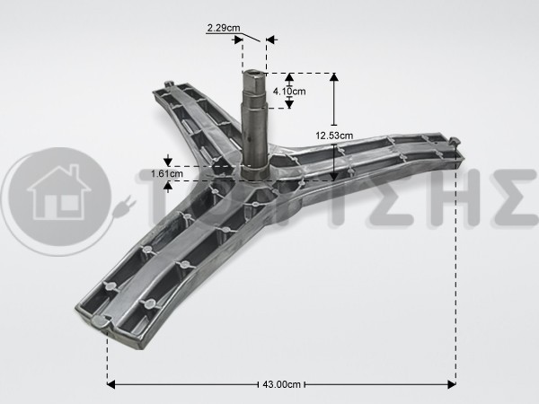 ΑΞΟΝΑΣ ΠΛΥΝΤΗΡΙΟΥ ΡΟΥΧΩΝ SAMSUNG DC97-14369G image