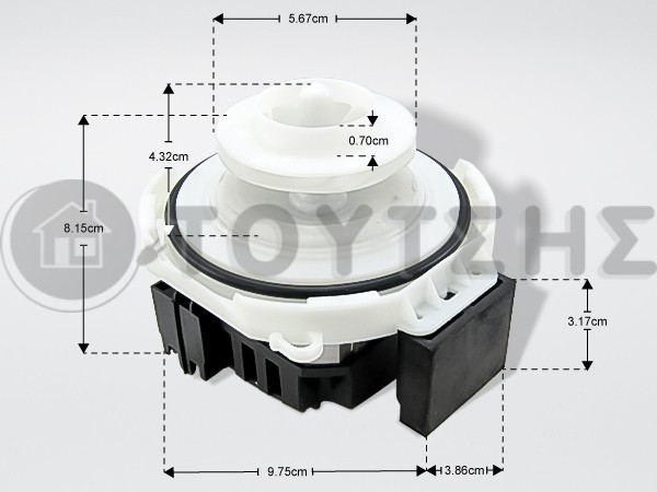 ΑΝΤΛΙΑ ΠΛΥΣΕΩΣ ΠΛΥΝΤΗΡΙΟY ΠΙΑΤΩΝ WHIRLPOOL 482000022216 image