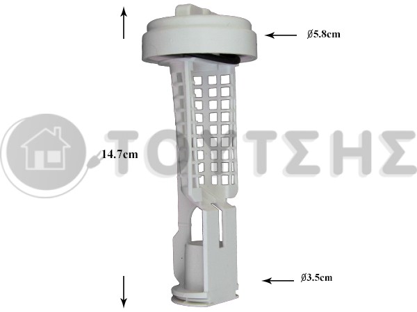 ΦΙΛΤΡO ΠΛΥΝΤΗΡΙΟY ZANUSSI 1465829008 image