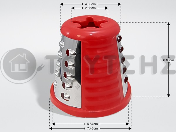 ΜΑΧΑΙΡΙ ΠΟΛΥΚΟΦΤΗ MOULINEX ΚΟΚΚΙΝΟ SS-193076 image