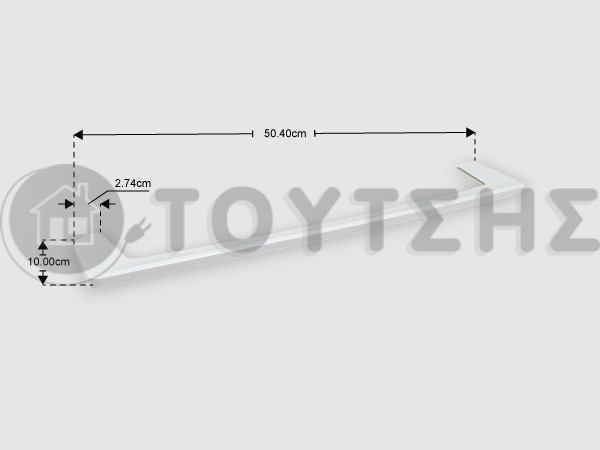 ΓΝΗΣΙΑ ΠΡΟΣΟΨΗ ΕΜΠΡΟΣ ΡΑΦΙΟΥ WHIRLPOOL INDESIT C00114611 image