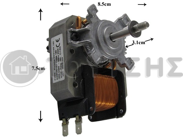 ΓΝΗΣΙΟ ΜΟΤΕΡ ΑΕΡΟΘΕΡΜΟΥ ΚΟΥΖΙΝΑΣ AEG ELECTROLUX ZANUSSI 8583890813048 image