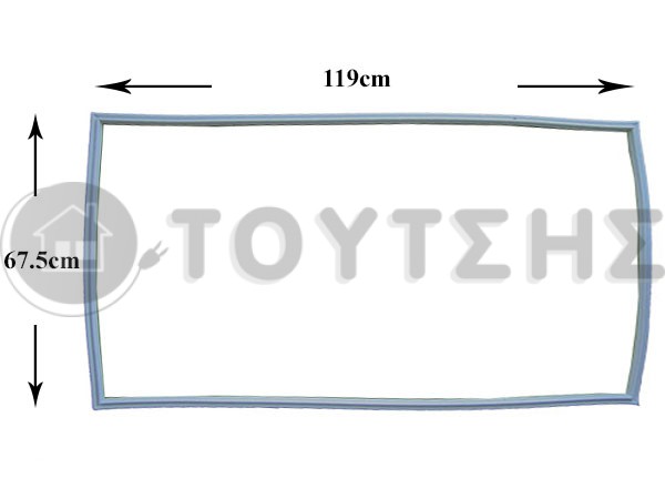 ΛΑΣΤΙΧΟ ΠΟΡΤΑΣ ΣΥΝΤΗΡΗΣΗΣ ΨΥΓΕΙΟΥ SIEMENS BOSCH 00230699 image