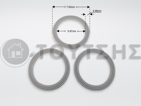 ΦΛΑΝΤΖA  ΜΠΛΕΝΤΕΡ KENWOOD KW675702 ΣΕΤ 3ΤΕΜ image