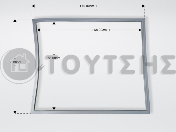 ΛΑΣΤΙΧΟ ΚΑΤΑΨΥΞΗΣ ΨΥΓΕΙΟΥ BOSCH SIEMENS 470781 image