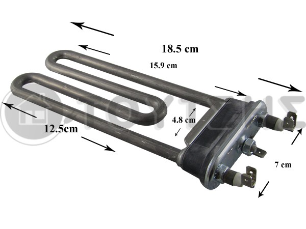 ΑΝΤΙΣΤΑΣΗ ΠΛΥΝΤΗΡΙΟY ΡΟΥΧΩΝ ZANUSSI JET SYSTEM 1950W 50253374008 image