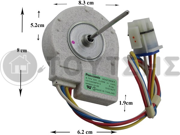 ΑΝΕΜΙΣΤΗΡΑΣ ΚΑΤΑΨΥΞΗΣ ΨΥΓΕΙΟΥ 9.75V DC - 3.25WGENERAL ELECTRIC INDESIT C00276112 image