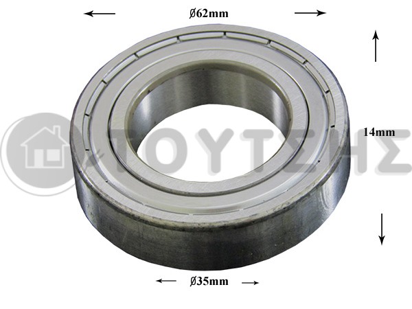 ΡΟΥΛΕΜΑΝ 6007 ZZ SKF 35x62x14 image