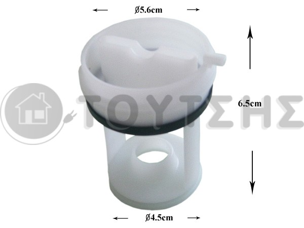 ΦΙΛΤΡO ΑΝΤΛΙΑΣ ΠΛΥΝΤΗΡΙΟY ΡΟΥΧΩΝ ARISTON INDESIT ZANUSSI 045027 image