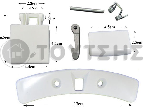 ΚΛΕΙΣΤΡΟ ΠΛΥΝΤΗΡΙΟΥ ΡΟΥΧΩΝ ZANUSSI REX HIGH TYPE image