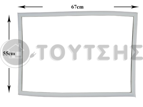 ΓΝΗΣΙΟ ΛΑΣΤΙΧΟ ΠΟΡΤΑΣ ΨΥΓΕΙΟΥ ΚΑΤΑΨΥΞΗΣ SIEMENS BOSCH 474027 image