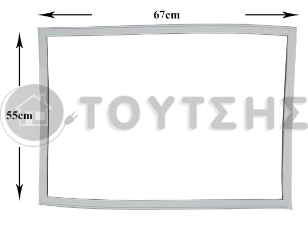 ΛΑΣΤΙΧΟ ΠΟΡΤΑΣ ΚΑΤΑΨΥΞΗΣ ΨΥΓΕΙΟΥ SIEMENS BOSCH 00474027 image