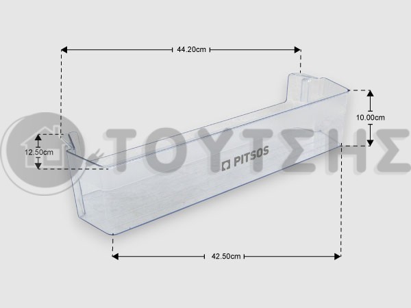 ΓΝΗΣΙΟ ΡΑΦΙ ΜΠΟΥΚΑΛΙΩΝ ΠΟΡΤΑΣ ΣΥΝΤΗΡΗΣΗΣ BOSCH SIEMENS PITSOS 11017648 image