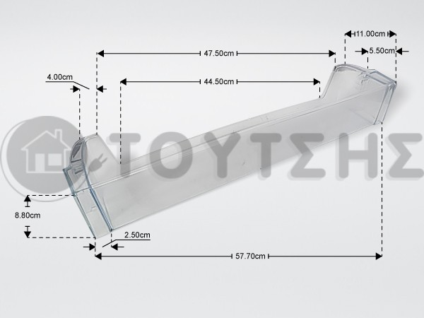 ΜΠΟYΚΑΛΟΘΗΚΛΗ ΨΥΓΕΙΟΥ WHIRLPOOL 488000387324 image