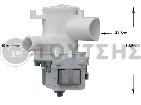 ΑΝΤΛΙΑ ΠΛΥΝΤΗΡΙΟΥ ΡΟΥΧΩΝ PITSOS 4600 BALAY BOSCH HANYU 00264432 image