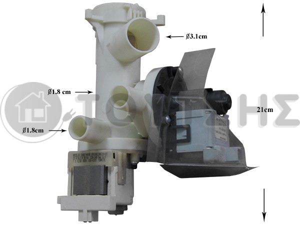 ΑΝΤΛΙΑ ΠΛΥΝΤΗΡΙΟΥ ΙΙ ΜΑΓΝΗΤΙΚΗ ΒΕΚΟ ARCELIK 2905000600 image