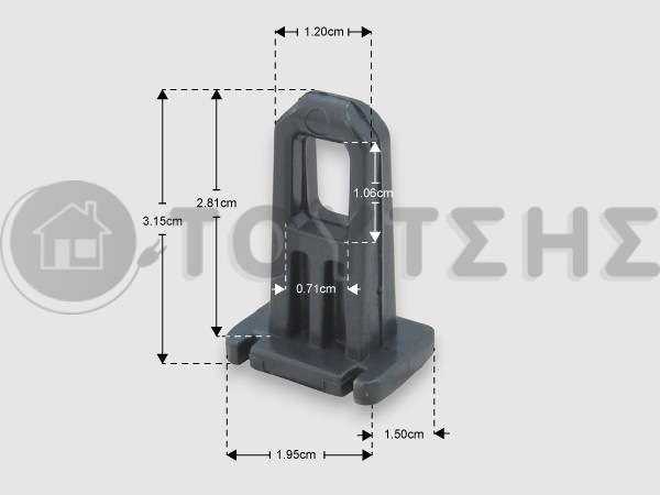 ΓΝΗΣΙΟ ΑΓΚΙΣΤΡΟ ΣΤΕΓΝΩΤΗΡΙΟΥ VESTEL DAEWOO SHARP 42161609 image