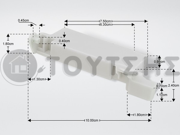 ΚΛΕΙΣΤΡΟ ΠΟΡΤΑΣ ΦΟΥΡΝΟΥ ΜΙΚΡΟΚΥΜΑΤΩΝ SAMSUNG DE66-00226A image