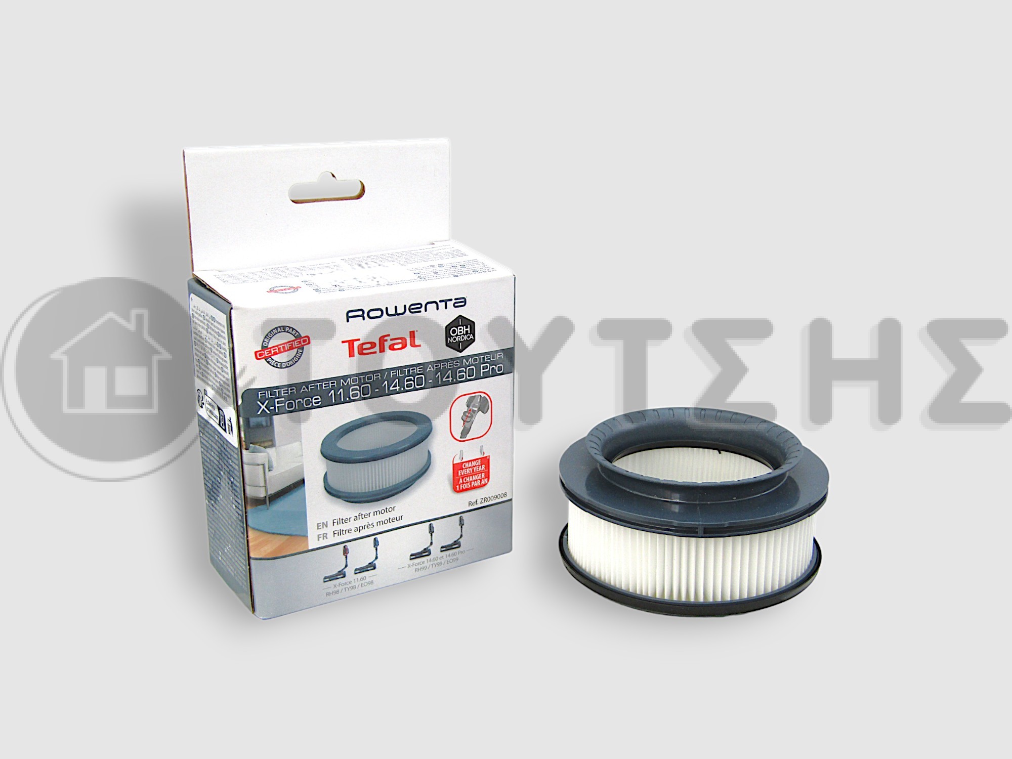 ΓΝΗΣΙΟ ΦΙΛΤΡΟΥ HEPA ΜΟΤΕΡ ΣΚΟΥΠΑΣ X-FORCE ROWENTA ZR009008 image