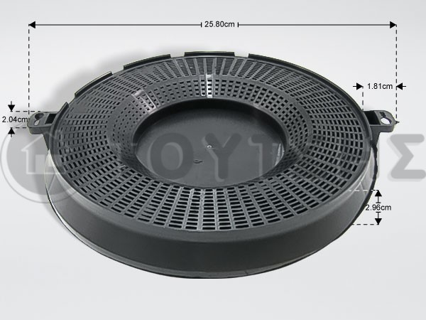 ΦΙΛΤΡΟ ΑΠΟΡΡΟΦΗΤΗΡΑ ΑΝΘΡΑΚΑ WHIRLPOOL 482000095104 image