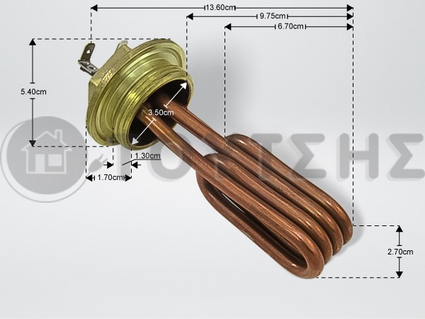 ΑΝΤΙΣΤΑΣΗ ΕΠΑΓΓ.ΚΑΦΕΤΙΕΡΑΣ 1300W 220V image