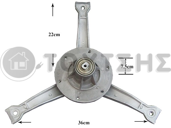 ΑΞΟΝΑΣ ΠΛΥΝΤΗΡΙΟY ΡΟΥΧΩΝ INDESIT 6204-6205 SERIE 2000 image