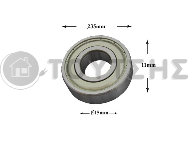 ΡΟΥΛΕΜΑΝ ΠΛΥΝΤΗΡΙΟY 6202 ZZ NSK 15x35x11 image