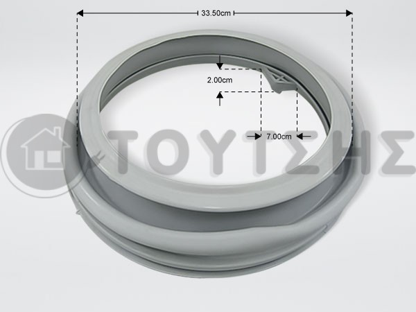 ΛΑΣΤΙΧΟ ΠΟΡΤΑΣ ΠΛΥΝΤΗΡΙΟY ΡΟΥΧΩΝ CANDY 41037847 image