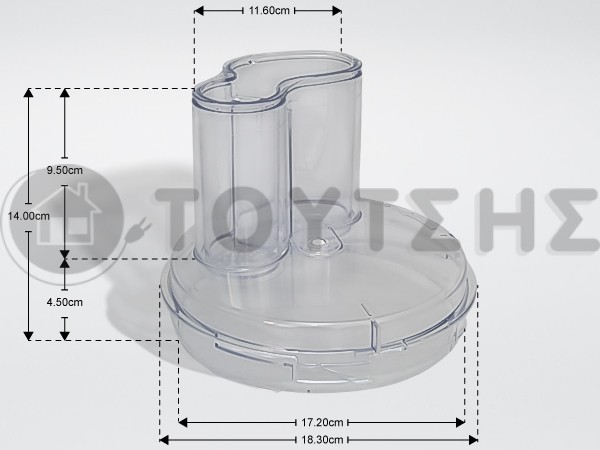 ΚΑΠΑΚΙ ΚΟΥΖΙΝΟΜΗΧΑΝΗΣ MOULINEX MS-5867575 image