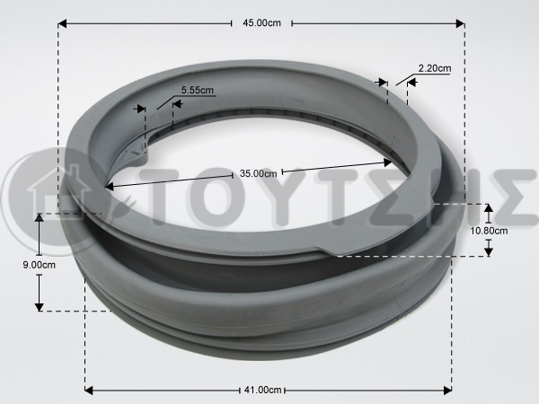 ΛΑΣΤΙΧΟ ΠΟΡΤΑΣ ΠΛΥΝΤΗΡΙΟΥ ΡΟΥΧΩΝ  ZANUSSI ELECTROLUX 140004670042 image