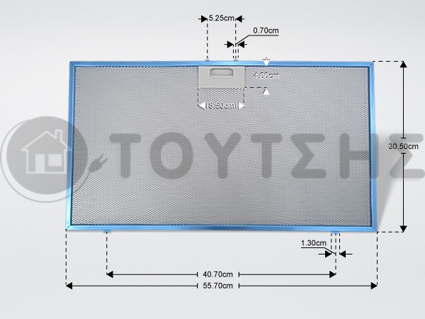 ΦΙΛΤΡΟ ΑΠΟΡΡΟΦΗΤΗΡΑ ΜΕΤΑΛΛΙΚΟ GRI0100030A ΓΙΑ 065031301-401 image