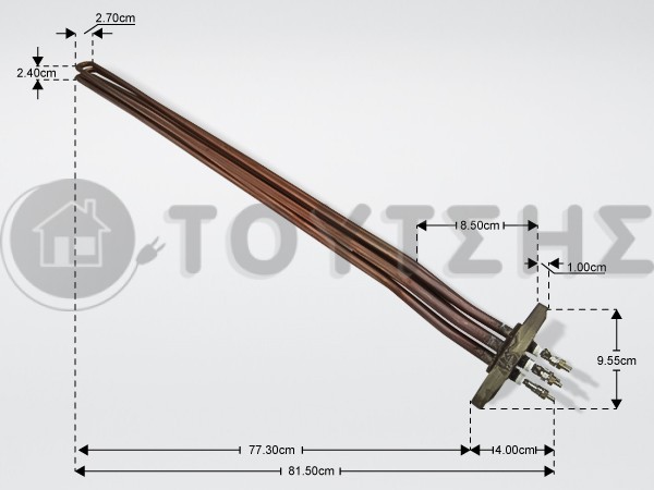 ΑΝΤΙΣΤΑΣΗ ΕΠΑΓΓ.ΚΑΦΕΤΙΕΡΑΣ 6000W 220V image