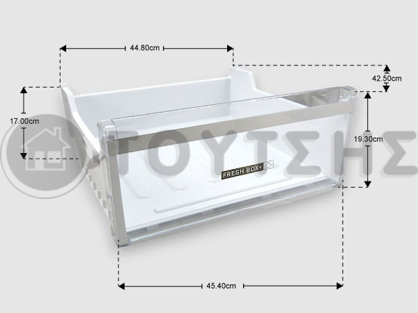 ΓΝΗΣΙΑ ΦΡΟΥΤΟΛΕΚΑΝΗ ΨΥΓΕΙΟΥ WHIRLPOOL  C00729730 image