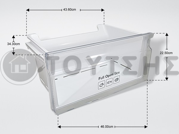 ΣΥΡΤΑΡΙ ΚΑΤΩ ΚΑΤΑΨΥΞΗΣ ΨΥΓΕΙΟΥ SAMSUNG DA97-13475A image